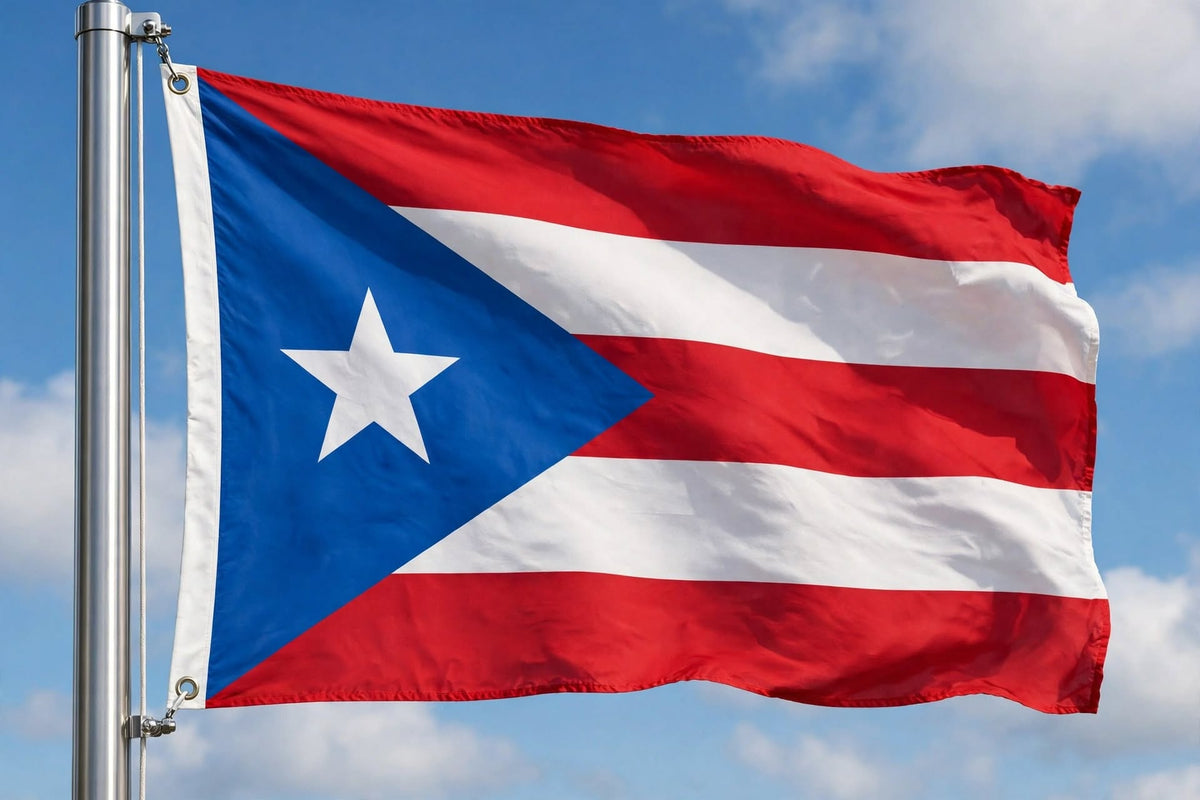 PUERTO RICO FLAG 3X2 feet 90cm x 60cm FLAGS PUERTO RICAN