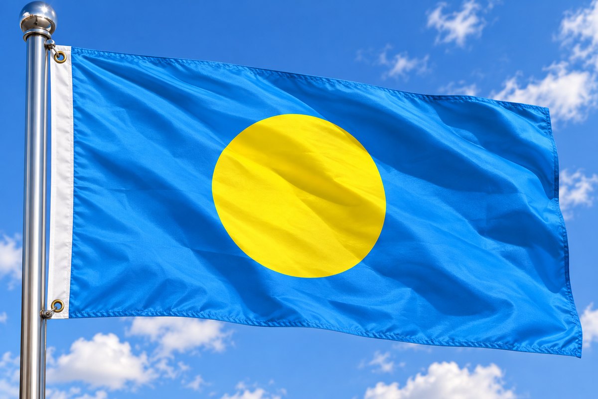PALAU FLAG 3X2 feet 90cm x 60cm FLAGS