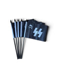 GERMAN SS SKULL - PACK OF 5 HAND FLAGS (15cm x 10cm)