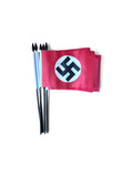 GERMAN WW2 REGULAR - PACK OF 5 HAND FLAGS (15cm x 10cm)