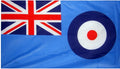 PACK OF 4 RAF ENSIGN FLAGS 18"X12" ROYAL AIR FORCE R.A.F. MILITARY COURTESY FLAG