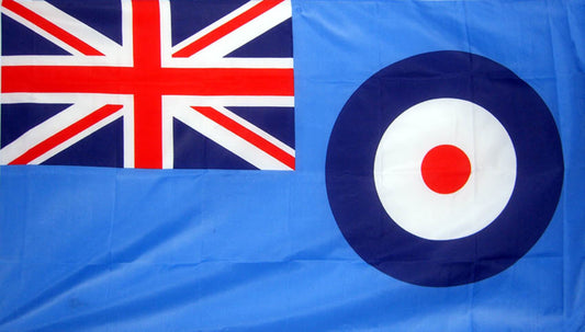 RAF ENSIGN 5 X 3 FEET FLAG ROYAL AIR FORCE R.A.F. BRITISH MILITARY ARMED FORCES