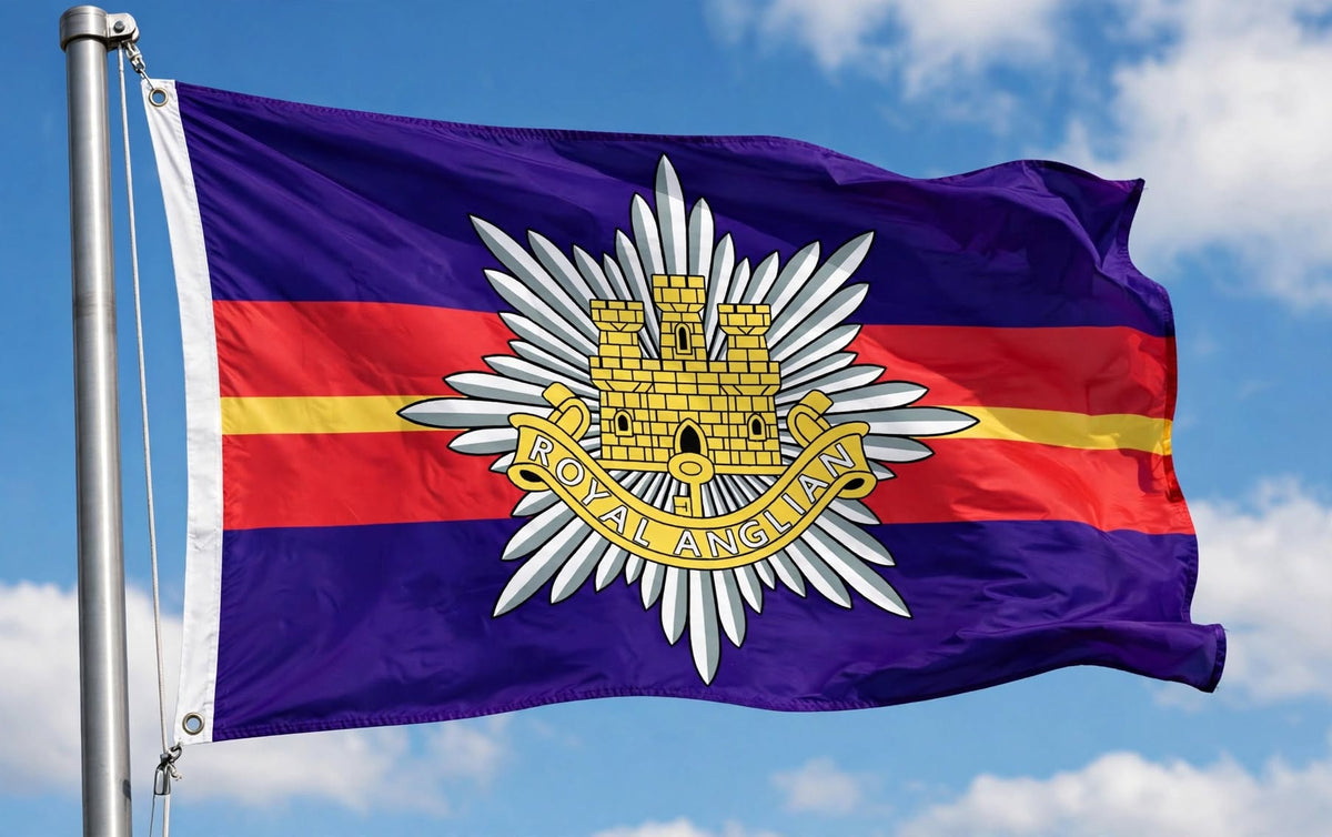 ROYAL ANGLIAN REGIMENT FLAG 150cm x 90cm