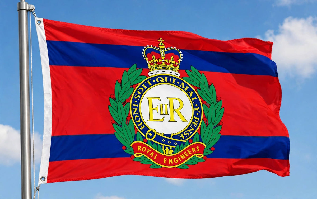 ROYAL ENGINEERS CORPS FLAG 150cm x90cm (5x feet)