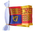 ROYAL STANDARD Elizabeth II 9 METRE BUNTING 30 FLAGS flag 22cm x 15cm