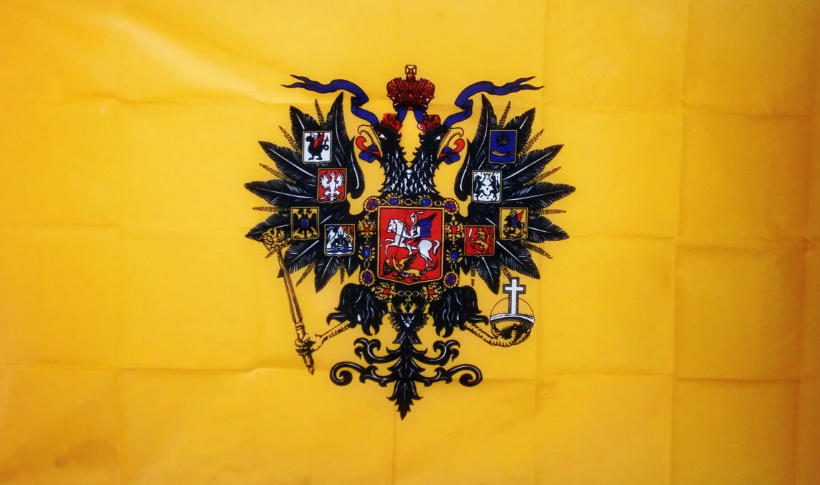 RUSSIAN IMPERIAL FLAG 3x2 feet polyester 90cm x 60cm flags Russia