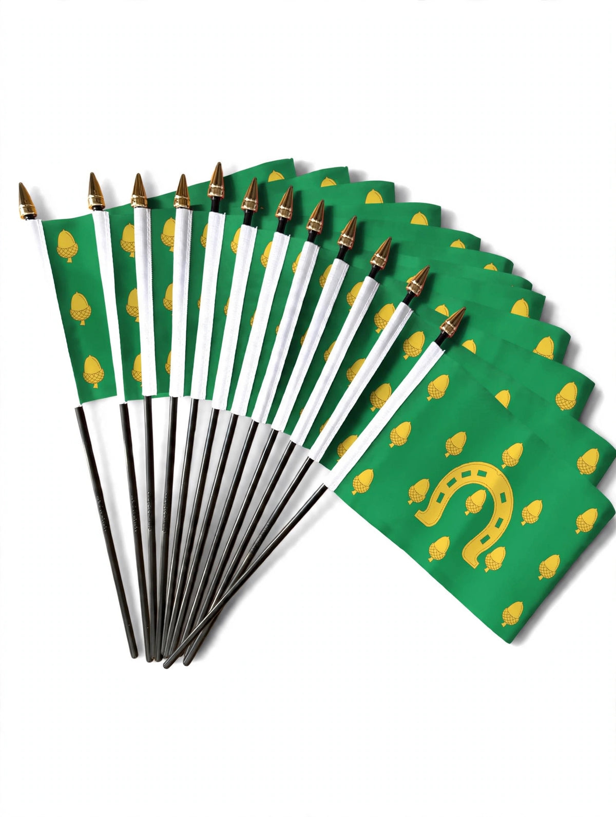 RUTLAND SMALL HAND FLAGS Pack of 12