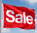 SALE RED 5x3 feet FLAG 150cm x 90cm Polyester fabric flags BUSINESS SHOPS