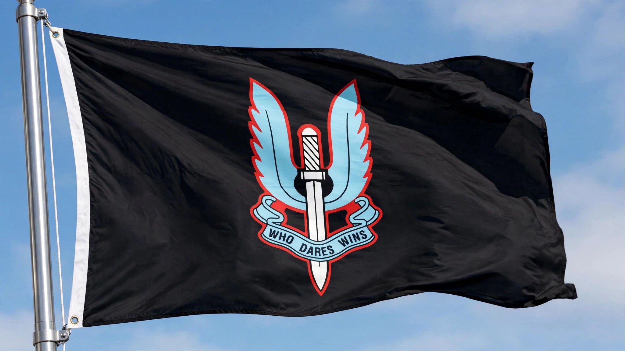 SAS SPECIAL AIR SERVICE 5X3 FLAG MILITARY SPECIAL FORCES UK S.A.S. BRITISH ARMY