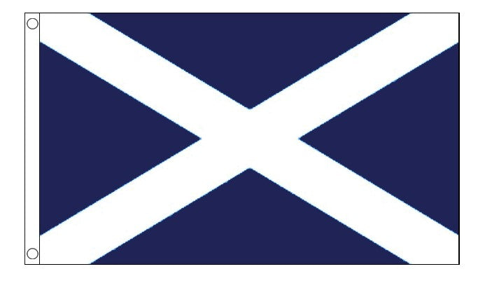 SCOTLAND ST ANDREW NAVY BLUE 8 x 5 Feet 240cm x 150cm POLYESTER FLAG