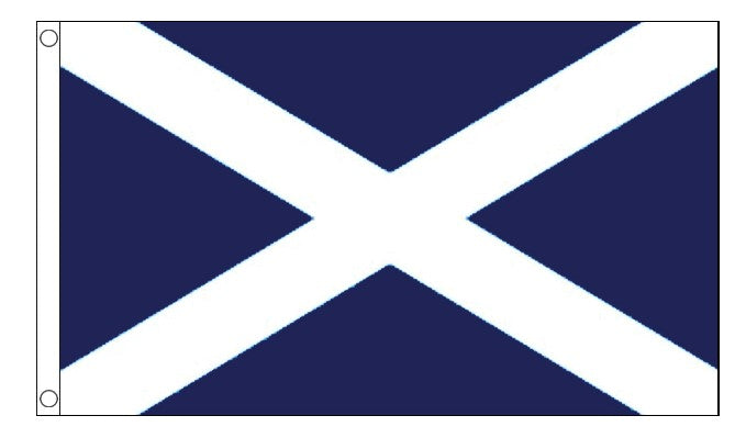 SCOTLAND ST ANDREW FLAG 3x2 feet polyester 90cm x 60cm
