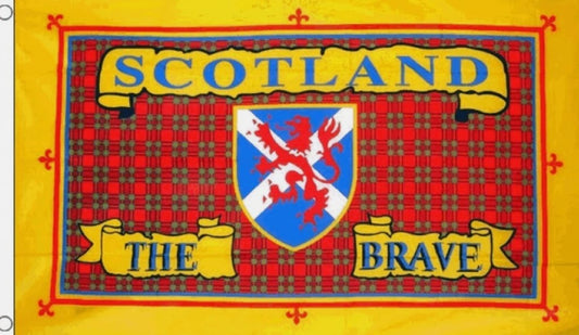 SCOTLAND THE BRAVE 5x3 feet FLAG 150cm x 90cm SCOTTISH