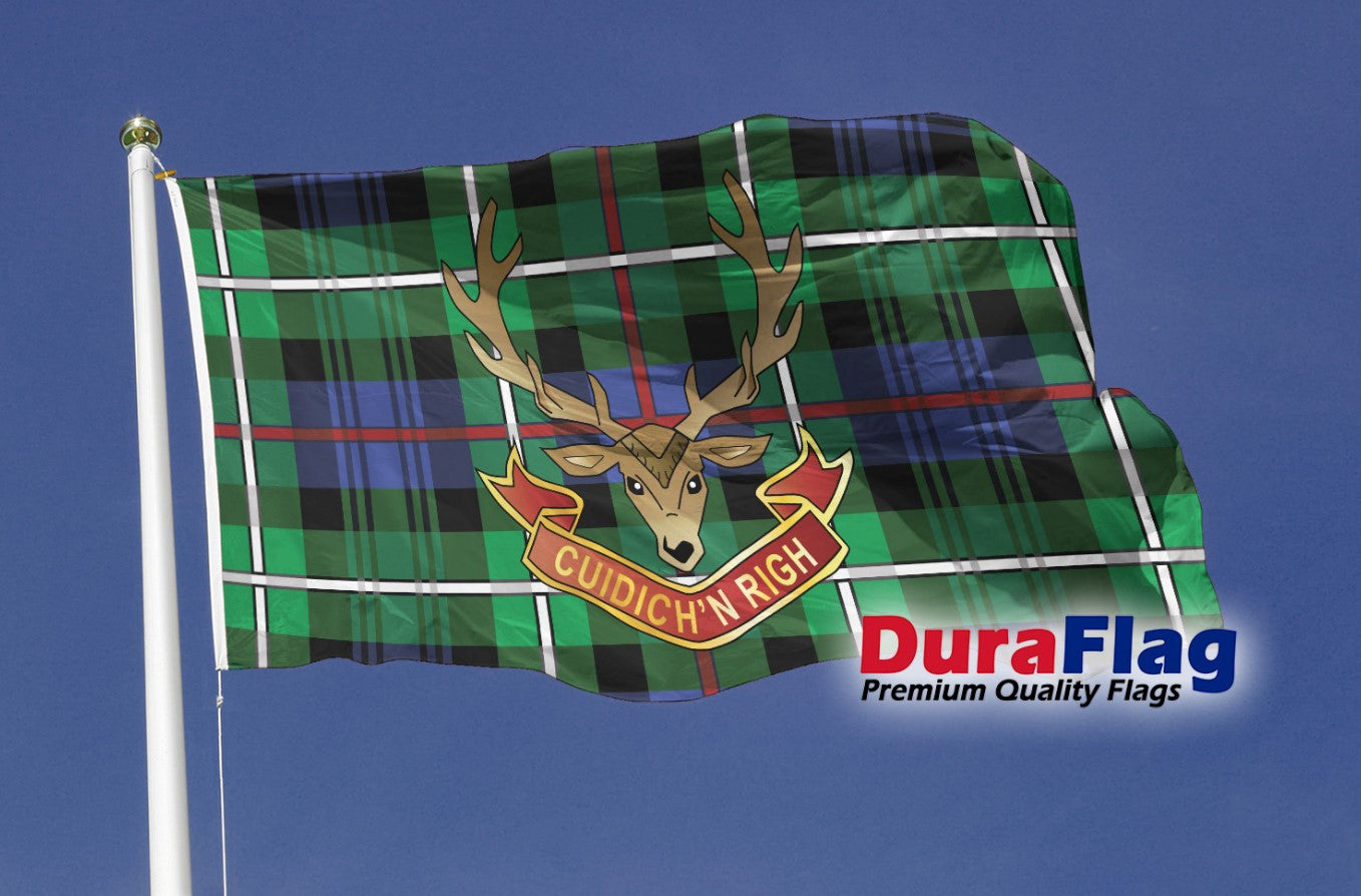 SEAFORTH HIGHLANDERS DuraFlag Rope and Toggled (5ft x 3ft)