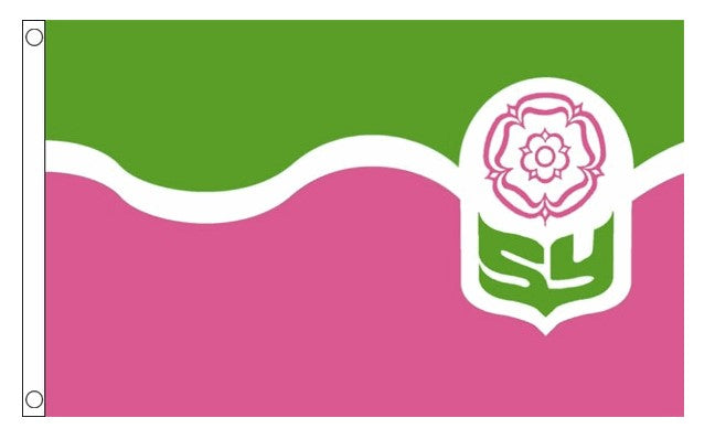 SOUTH YORKSHIRE FLAG 150cm x 90cm (5x3 feet)