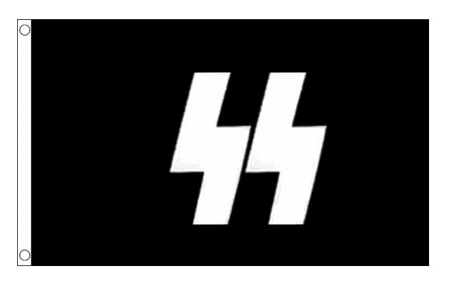 GERMAN WWII FLAG SS 5x3 FEET (150cm x 90cm)