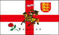 ST GEORGE CHARGER 8x5 feet FLAG 240cm x 180cm ENGLAND