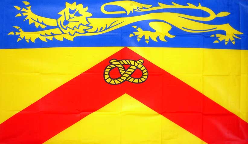 STAFFORDSHIRE OLD DESIGN 5x3 feet FLAG 150cm x 90cm