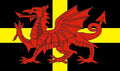 ST DAVID WALES WITH DRAGON 5x3 feet FLAG 150cm x 90cm WELSH