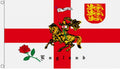 ST GEORGE CHARGER 5x3 feet FLAG 150cm x 90cm ENGLAND