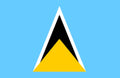 ST LUCIA Caribbean 5x3 feet FLAG 150cm x 90cm n