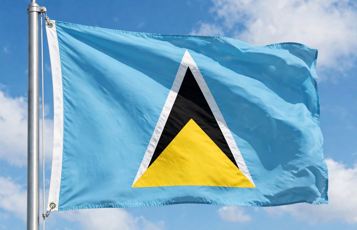 ST LUCIA FLAG 90cm x 60cm (3x2 feet)