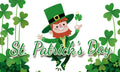 ST PATRICKS DAY 5x3 feet FLAG 150cm x 90cm LEPRECHAUN CLOVER