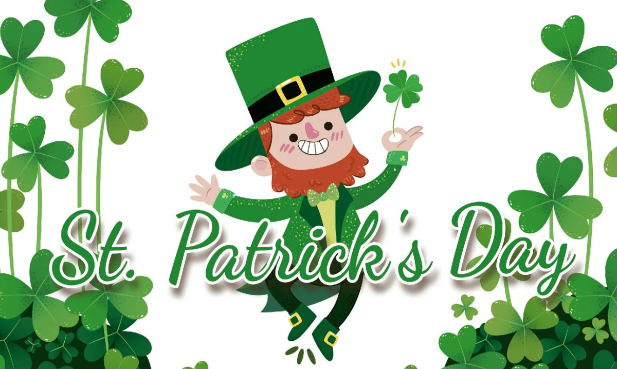 ST PATRICKS DAY 5x3 feet FLAG 150cm x 90cm LEPRECHAUN CLOVER