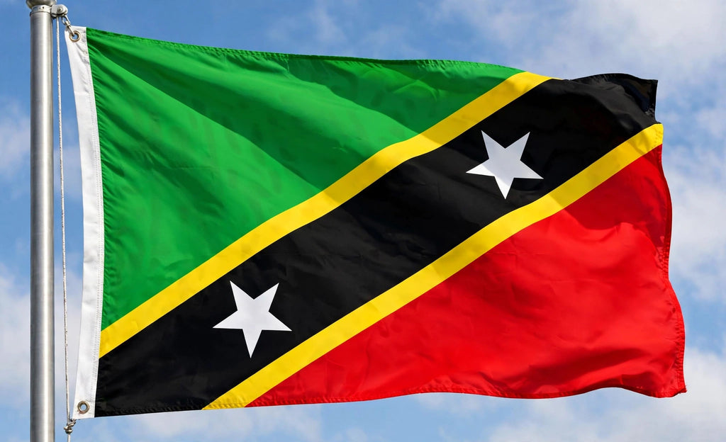 ST KITTS AND NEVIS 5x3 feet FLAG 150cm x 90cm CARIBBEAN