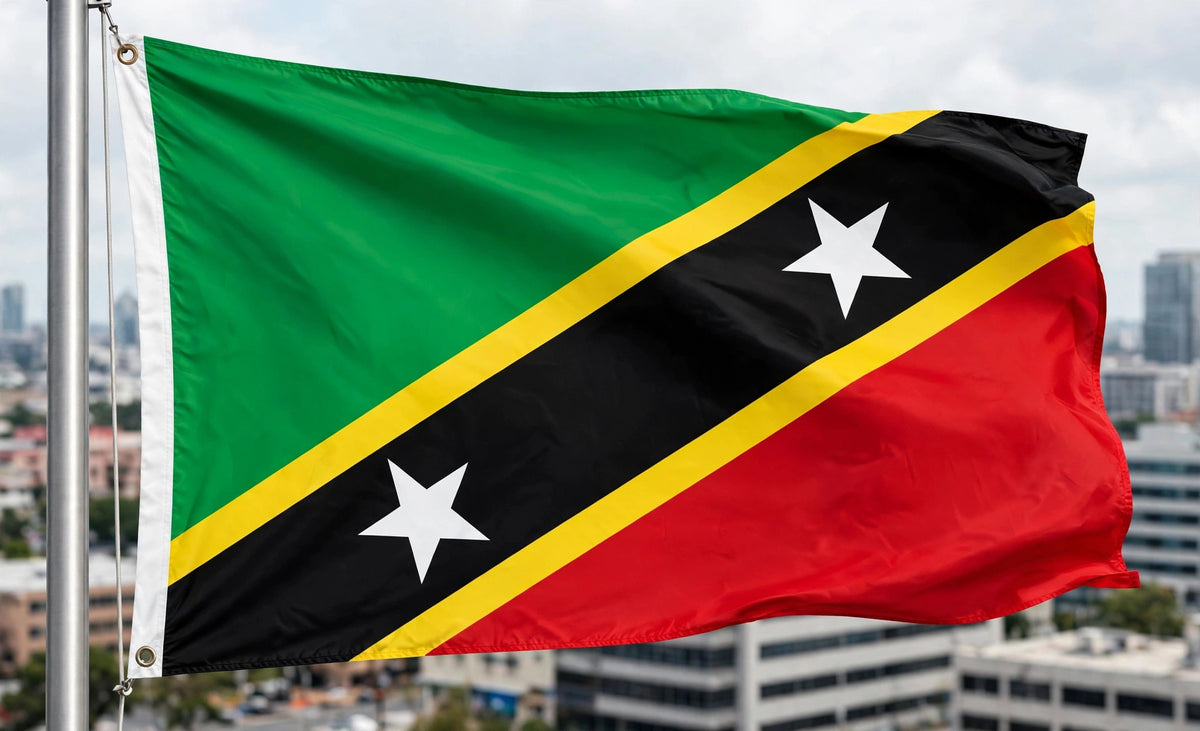 ST KITTS AND NEVIS 5x3 feet FLAG 150cm x 90cm CARIBBEAN