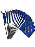 SUSSEX SMALL HAND FLAGS Pack of 12