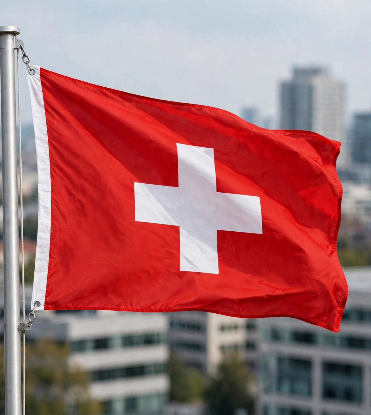 SWITZERLAND FLAG 8X5 HUGE Zurich Geneva Berne Swiss flags Lucerne