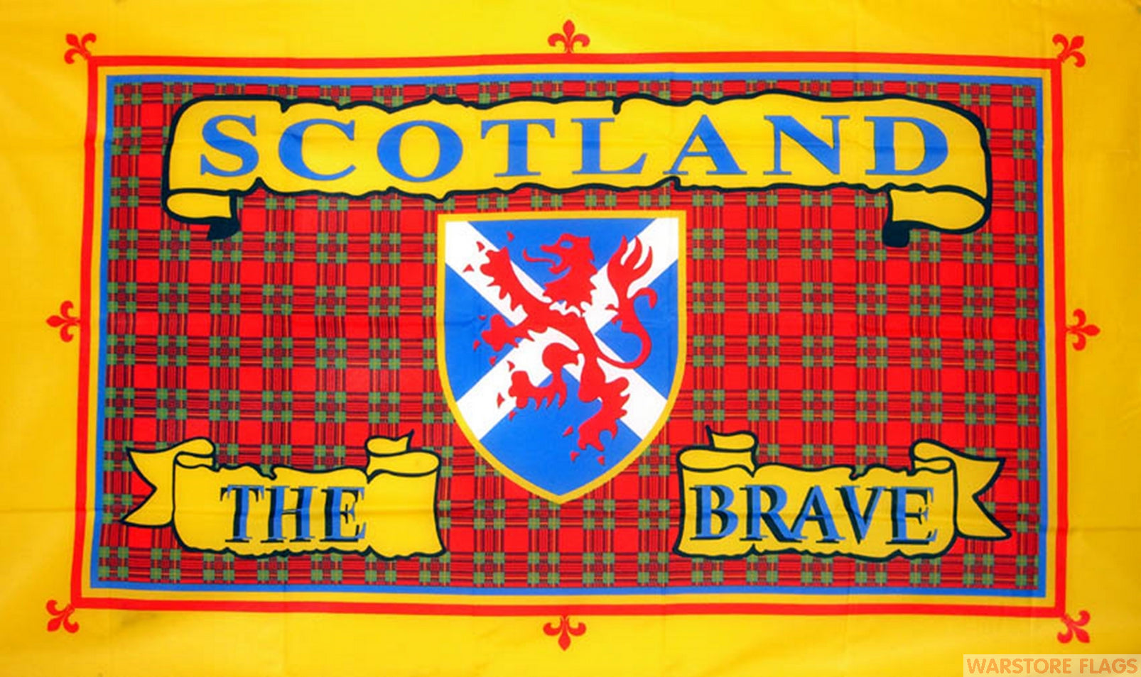 SCOTLAND THE BRAVE 5x3 feet FLAG 150cm x 90cm SCOTTISH