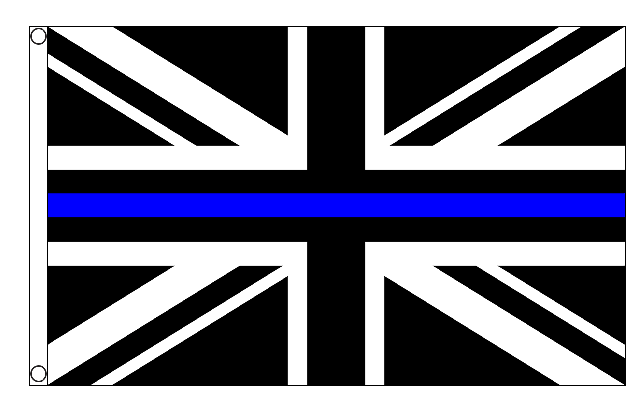 THIN BLUE LINE Police lives matter 5x3 feet FLAG 150cm x 90cm