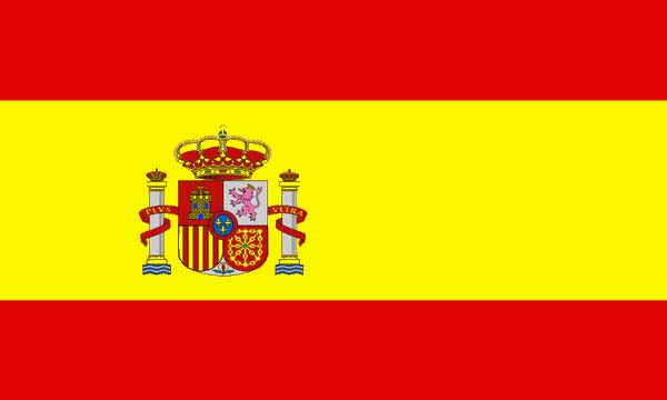 SPAIN FLAG 8X5 feet HUGE with Royal Crest Madrid Spanish royalty COFFIN DRAPE