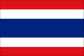 THAILAND 8x5 feet FLAG 150cm x 240cm Polyester fabric flags THAI BANGKOK