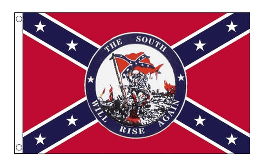 THE SOUTH WILL RISE AGAIN FLAG 150cm x 90cm (5x3 feet)