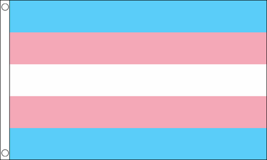 TRANSGENDER FLAG 3X2 feet 90cm x 60cm FLAGS GAY LESBIAN PRIDE LIFESTYLE