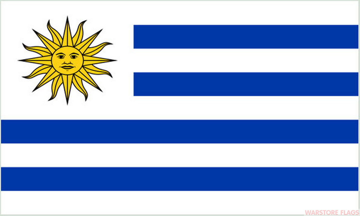 URUGUAY FLAG 5x3 feet 150cm x 90cm FLAGS URUGUAYAN
