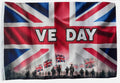 V.E. DAY Victory in Europe 18" x 12" 45cm x 30cm Courtesy flag British military