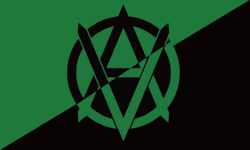 VEGAN ANARCHISM Anarchy Punk 5x3 feet FLAG 150cm x 90cm