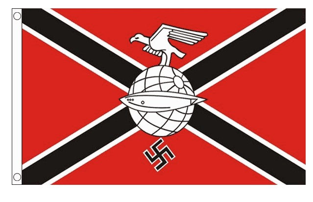 GERMAN AIRSHIP ZEPPELIN WWII FLAG 5x3 FEET (150cm x 90cm)