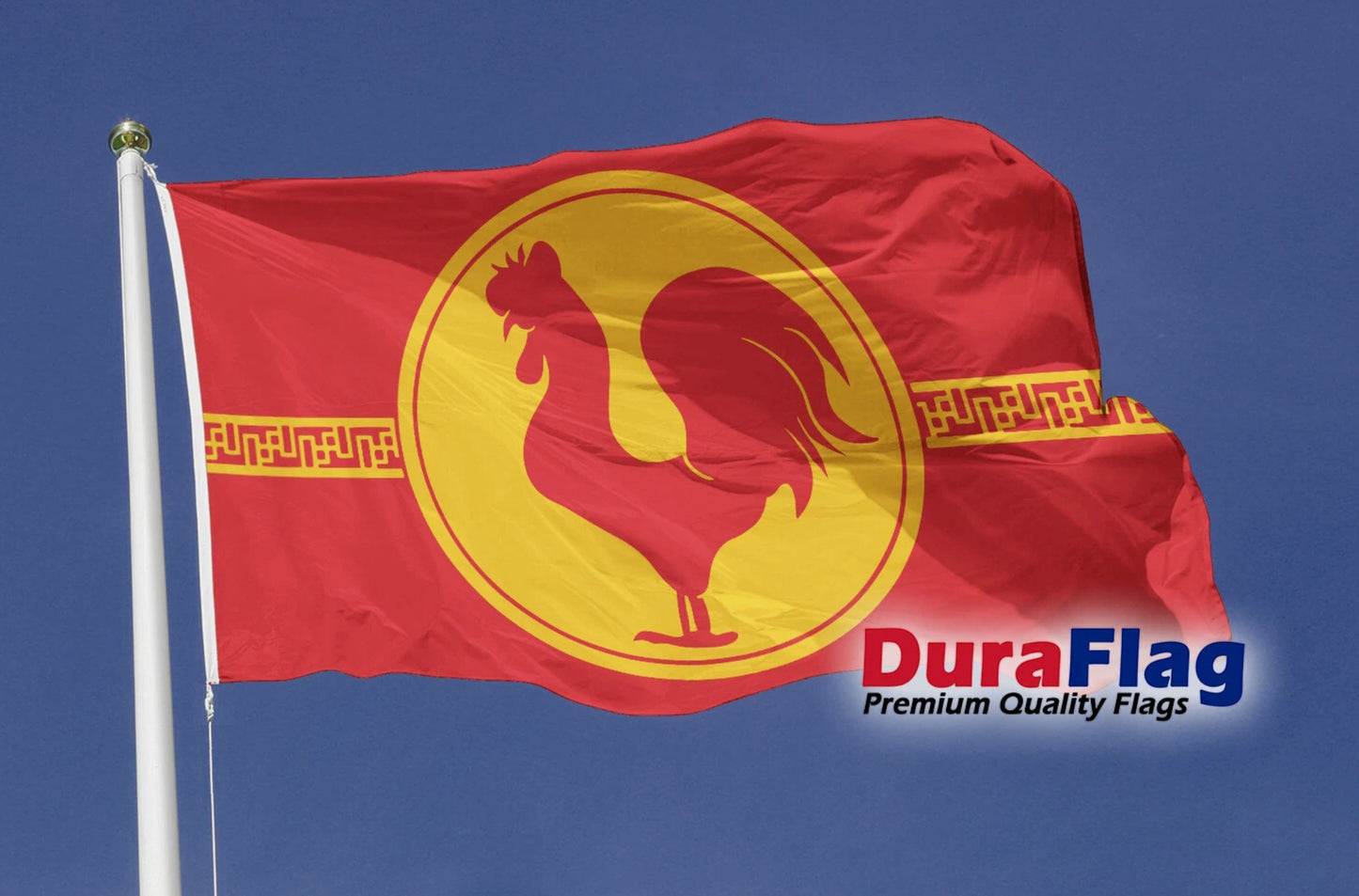 Year Of The Rooster Courtesy DuraFlag Rope and Toggled (20in x 12in)