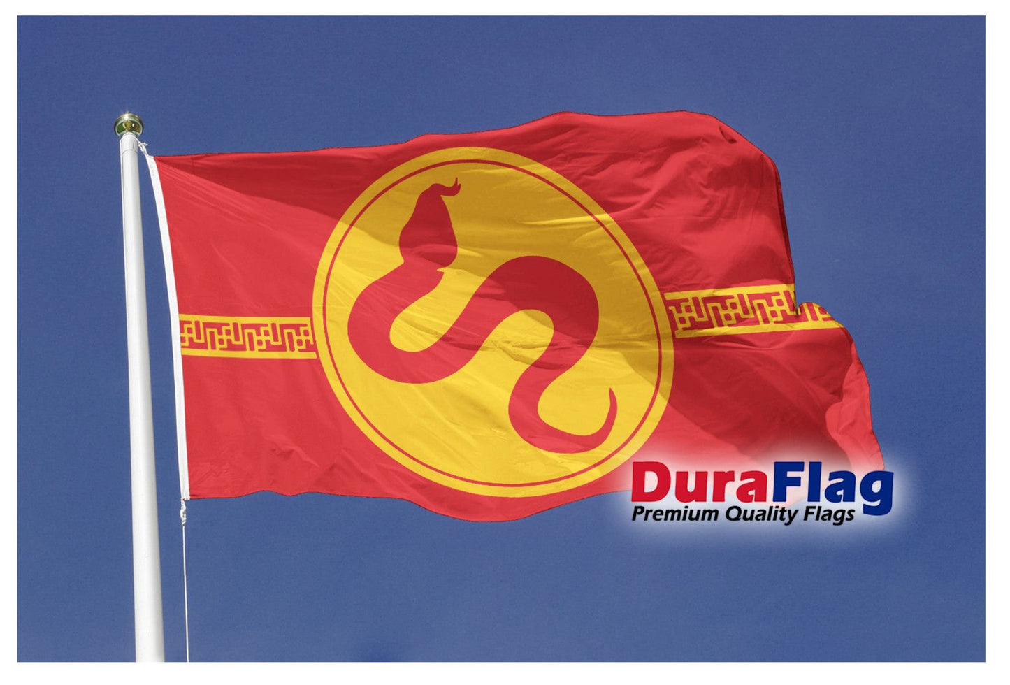 Year Of The Snake Courtesy DuraFlag Rope and Toggled (20in x 12in)