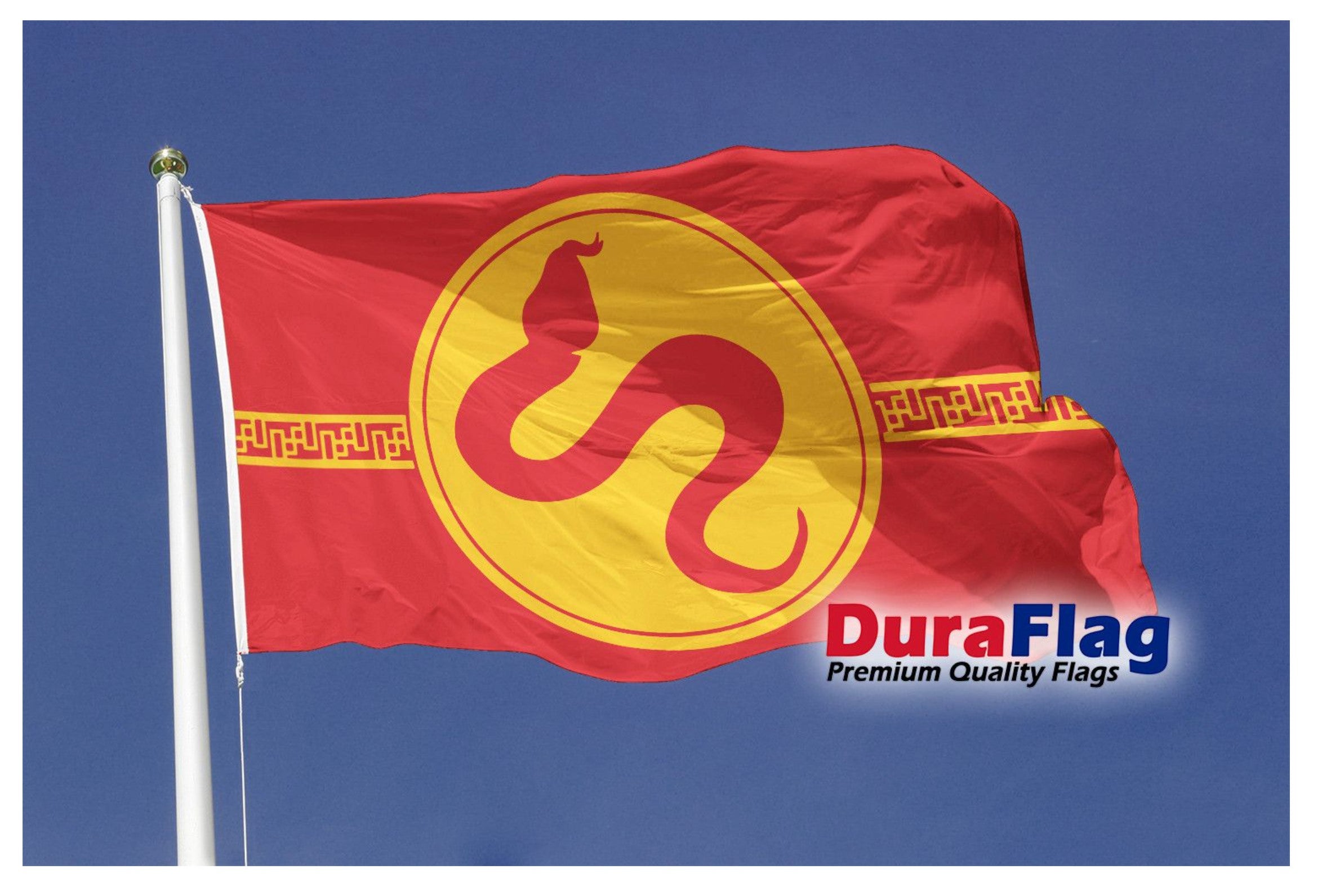 Year Of The Snake Courtesy DuraFlag Rope and Toggled (20in x 12in)