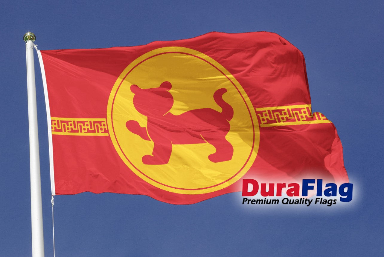 CHINESE YEAR OF THE TIGER 5X3 HIGH QUALITY FLAG 150cm X 90cm DURAFLAG with CLIPS