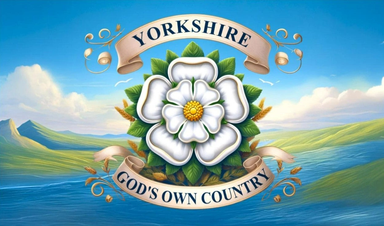 YORKSHIRE GOD'S OWN COUNTRY 5x3 feet FLAG 150cm x 90cm