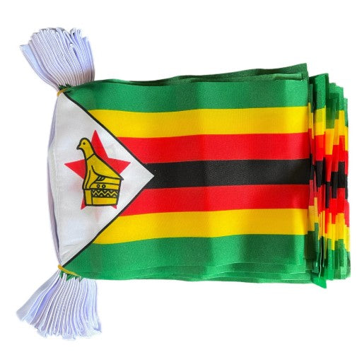 ZIMBABWE 9 METRE BUNTING 30 FLAGS flag 22cm x 15cm