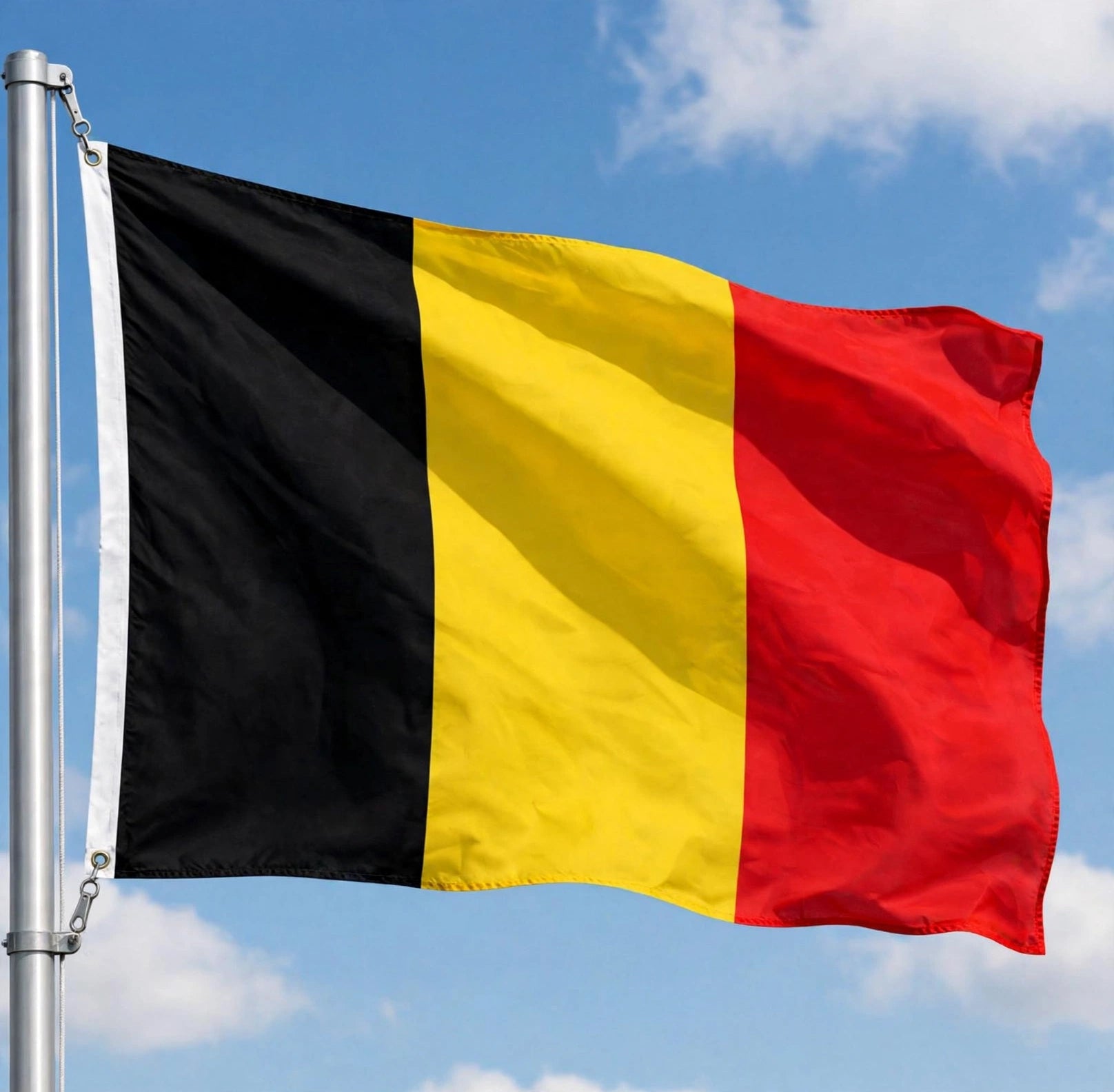 BELGIUM FLAG 5X3 BRUSSELS ANTWERP LIEGE flags BELGIAN