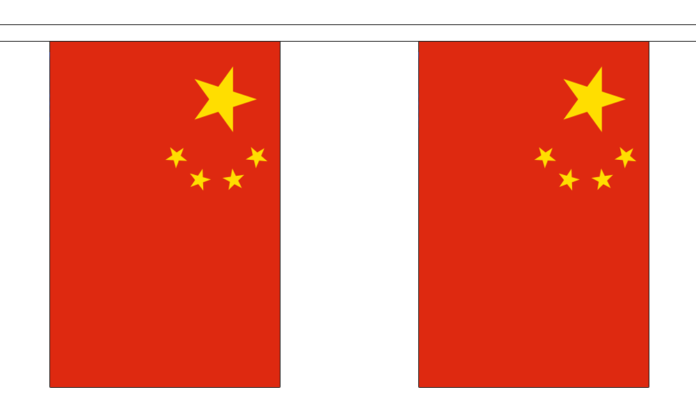CHINA 3 METRE BUNTING 10 FLAGS flag 3M CHINESE