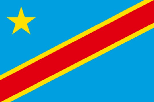 CONGO DR 2006 African 5x3 feet FLAG 150cm x 90cm